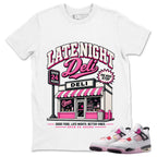Late Night Shirt To Match Air Jordan 4 Comic Unisex Cotton Graphic Tee