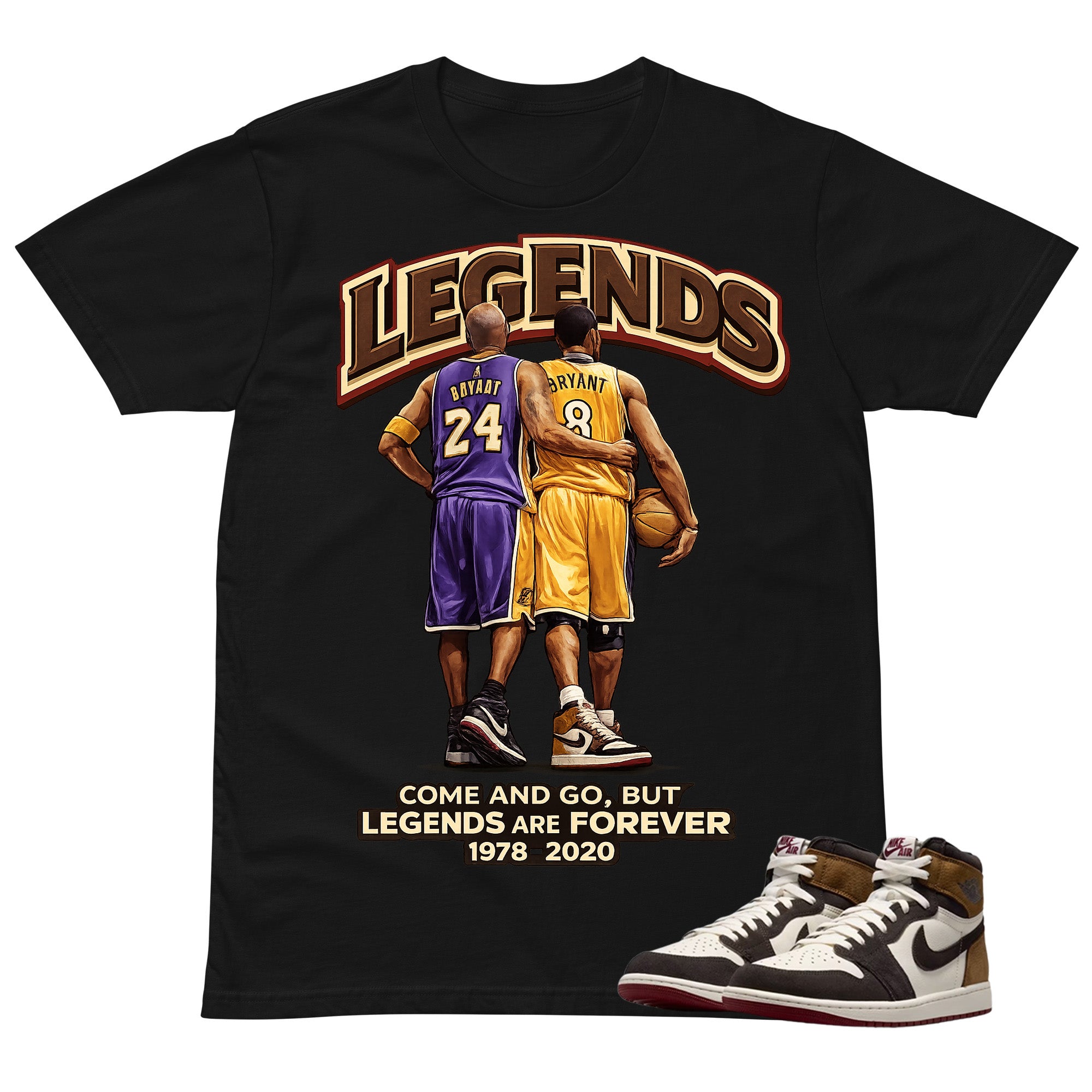 Legends Are Forever Shirt To Match Air Jordan 1 Love Letter Unisex Cotton Graphic Tee