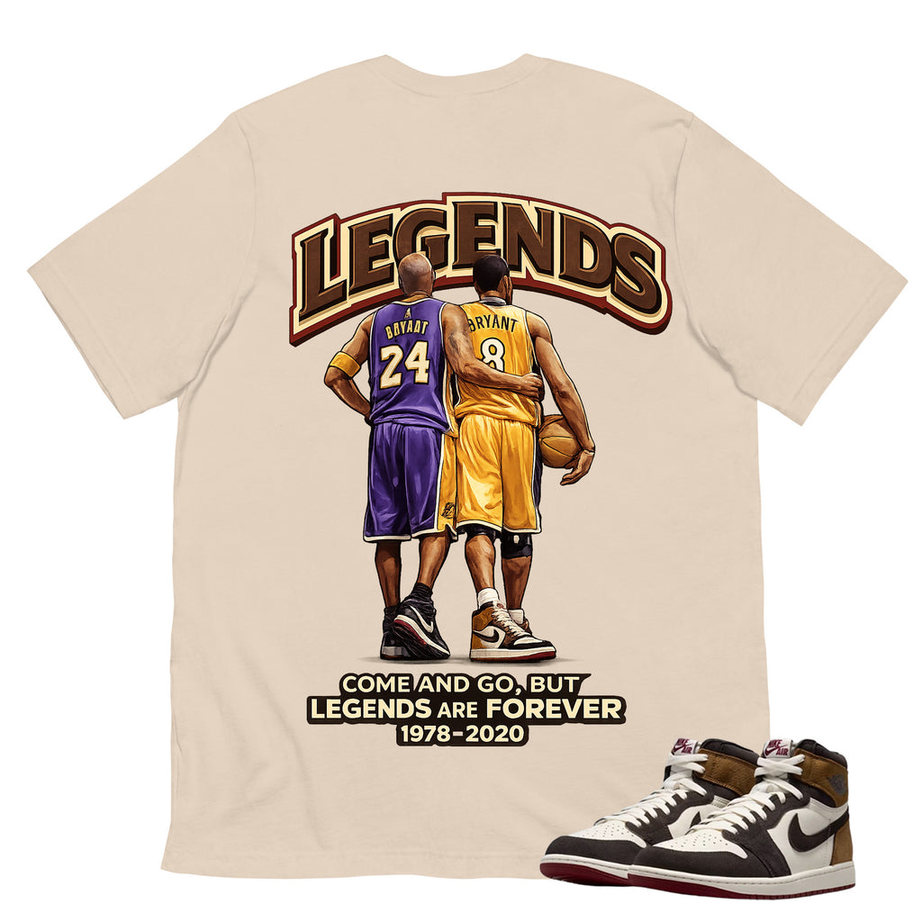 Legends Are Forever Shirt To Match Air Jordan 1 Love Letter Unisex Cotton Graphic Tee