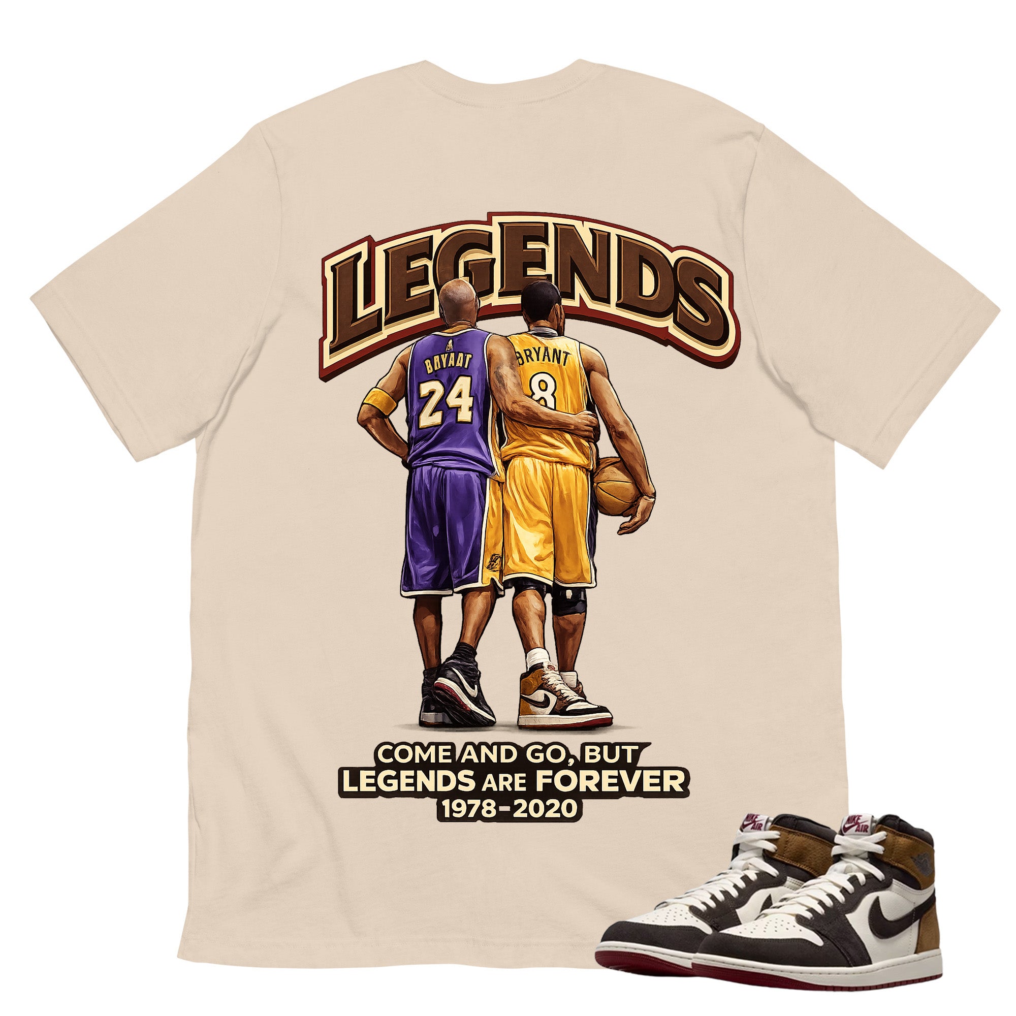 Legends Are Forever Shirt To Match Air Jordan 1 Love Letter Unisex Cotton Graphic Tee