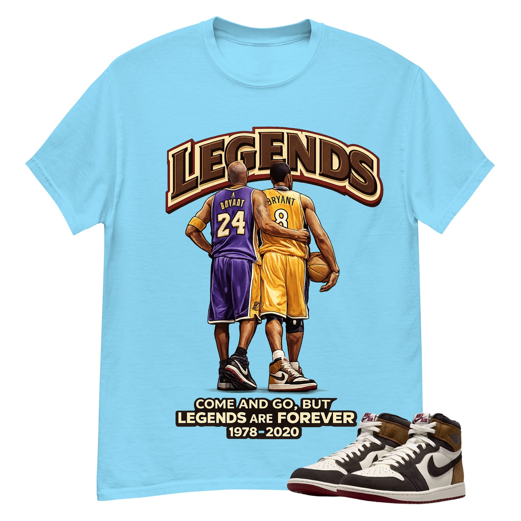 Legends Are Forever Shirt To Match Air Jordan 1 Love Letter Unisex Cotton Graphic Tee