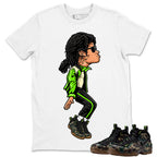 M.Jackson Tiptoe Shirt To Match Air Foamposite Pro Black Camo Unisex Cotton Graphic Tee