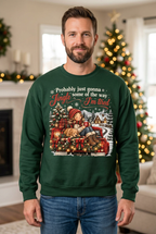 Male Christmas sweatshirt mockup