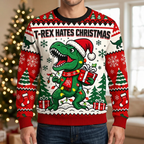 Male model Christmas sweatshirt mockup
