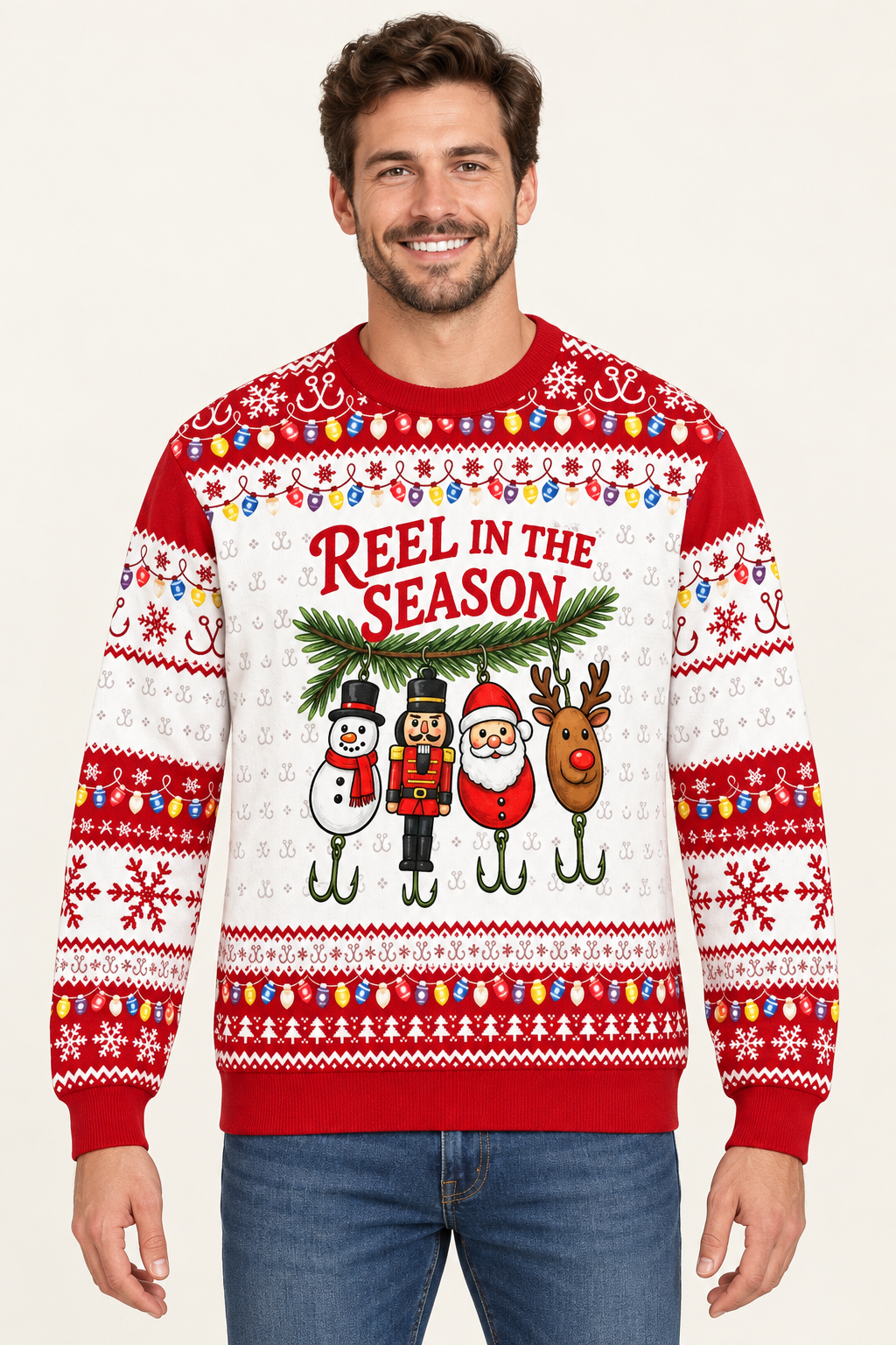 Male model sweater mockup