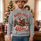 Male North Pole Rodeo sweatshirt mockup