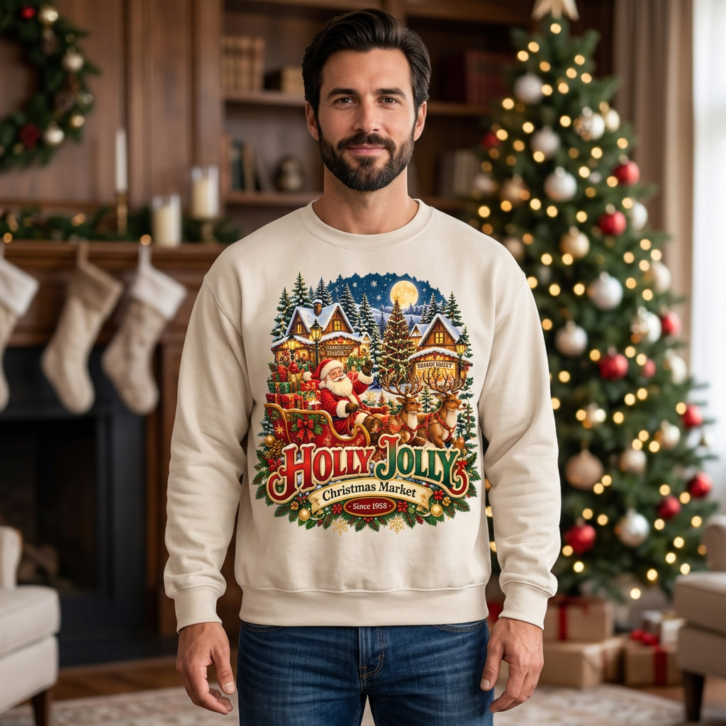 Male sweatshirt mockup