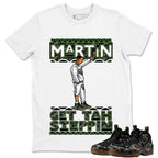 Martin Get Tah Steppin Shirt To Match Air Foamposite Pro Black Camo Unisex Cotton Graphic Tee