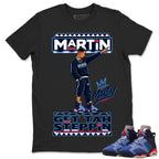 Martin Get Tah Steppin Shirt To Match Air Jordan 6 x Awake NY Midnight Navy Unisex Cotton Graphic Tee