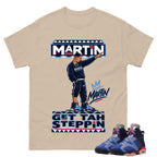 Martin Get Tah Steppin Shirt To Match Air Jordan 6 x Awake NY Midnight Navy Unisex Cotton Graphic Tee