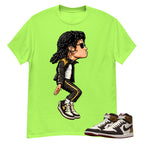 MJ Jackson Tiptoe Shirt To Match Air Jordan 1 Love Letter Unisex Cotton Graphic Tee