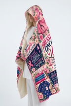 Mockup chăn có mũ Breast Cancer Oncology Nurse
