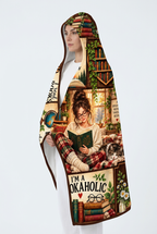 Mockup chăn có mũ Cozy Book Lover