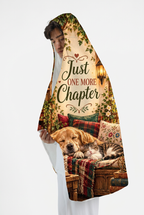 Mockup chăn có mũ Just One More Chapter