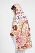 Mockup chăn choàng Ava’s Ballet Dreams