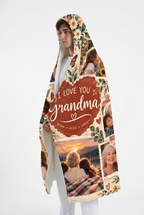 Mockup chăn I Love You Grandma