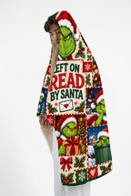 Mockup chăn Left On Read By Santa