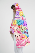 Mockup chăn Squishies Pastel Rainbow