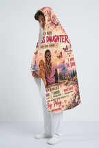 Mockup chăn To My Badass Daughter