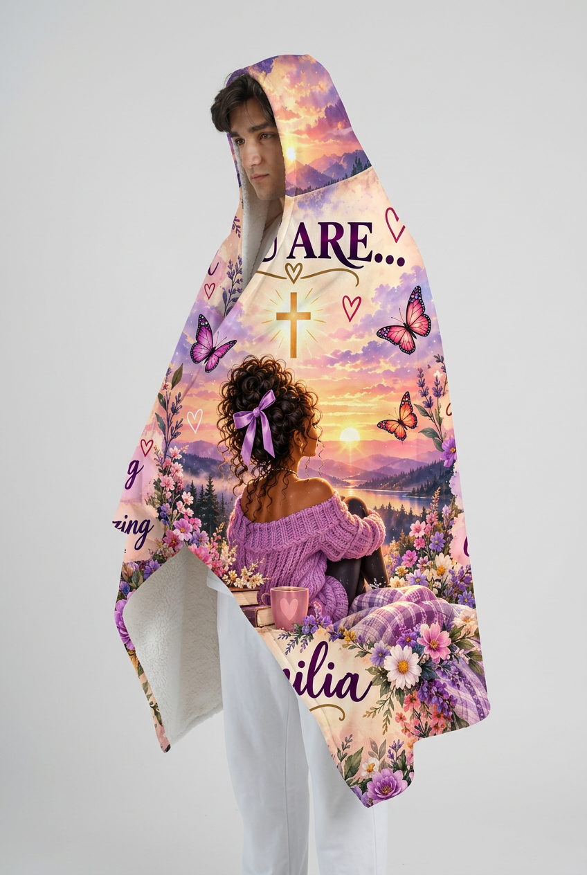 Mockup chăn You Are Emilia