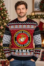 Mockup mẫu nam mặc áo USMC Semper Fidelis