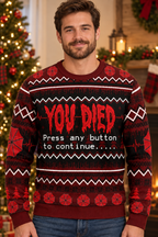 Mockup nam người Mỹ mặc áo sweater Resident Evil You Died
