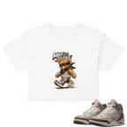 Move In Silence Crop Top to Match Air Jordan3 Laser Women's Crop ZillyKick