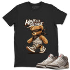 Move In Silence Shirt To Match Air Jordan 3 Retro Laser Palomino Unisex Cotton Graphic Tee