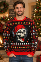 Nam mặc áo Skull Santa