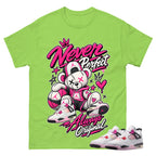 Never Perfect Always Original Shirt To Match Air Jordan 4 Comic Unisex Cotton Graphic Tee