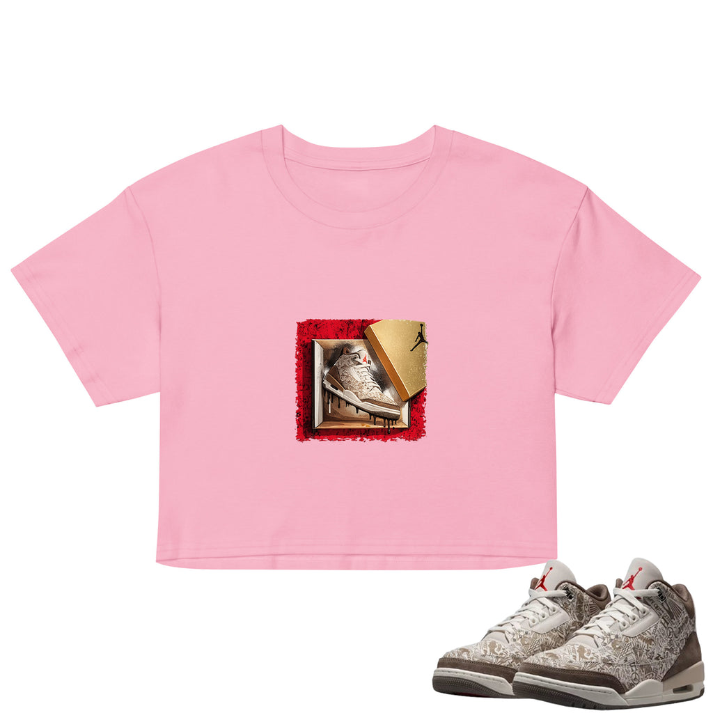 New Kicks Crop Top to Match Air Jordan3 Laser Women's Crop ZillyKick