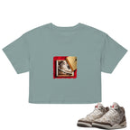 New Kicks Crop Top to Match Air Jordan3 Laser Women's Crop ZillyKick
