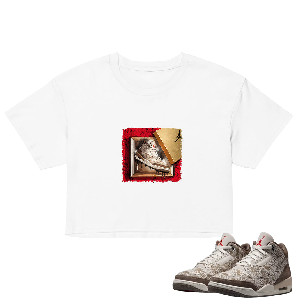 New Kicks Crop Top to Match Air Jordan3 Laser Women's Crop ZillyKick