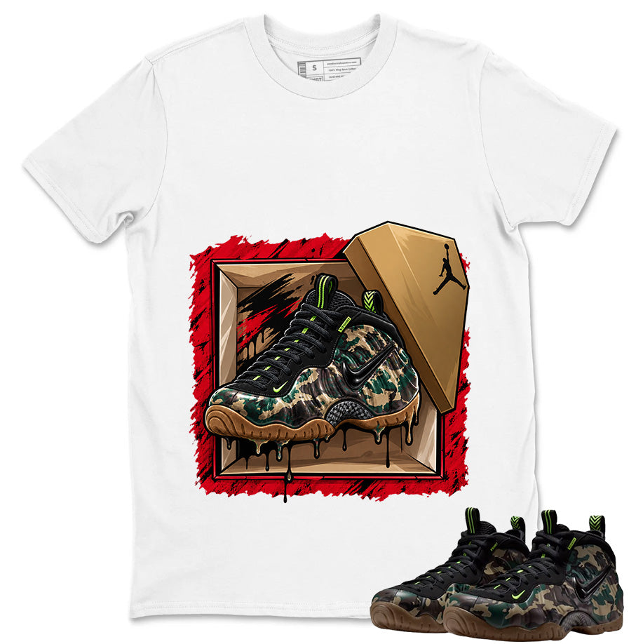New Kicks Shirt To Match Air Foamposite Pro Black Camo Unisex Cotton Graphic Tee