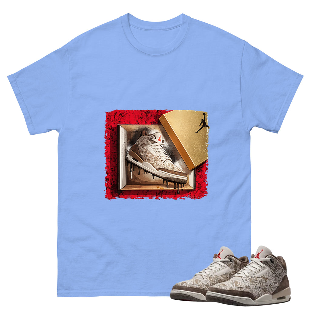 New Kicks Shirt To Match Air Jordan 3 Retro Laser Palomino Unisex Cotton Graphic Tee