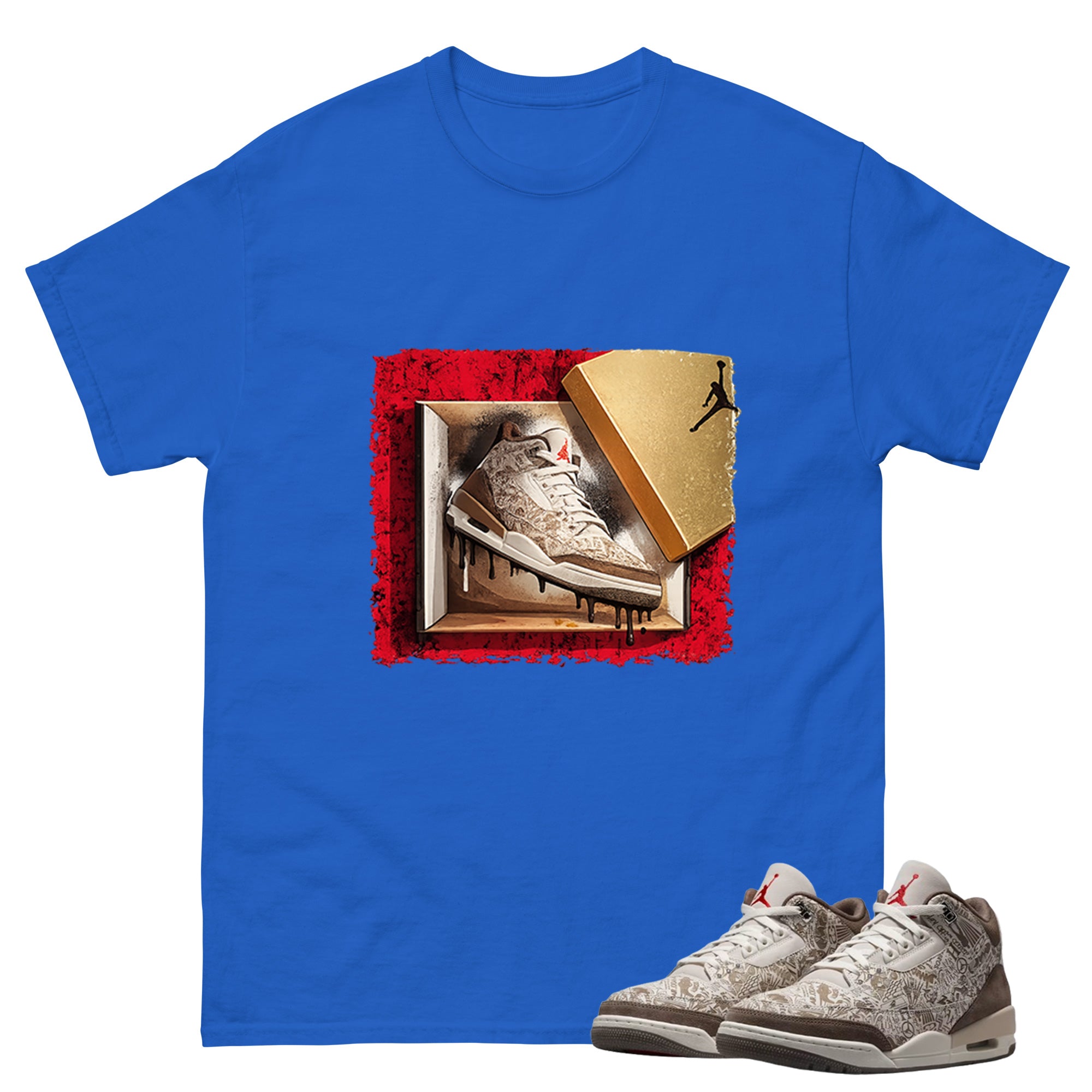 New Kicks Shirt To Match Air Jordan 3 Retro Laser Palomino Unisex Cotton Graphic Tee