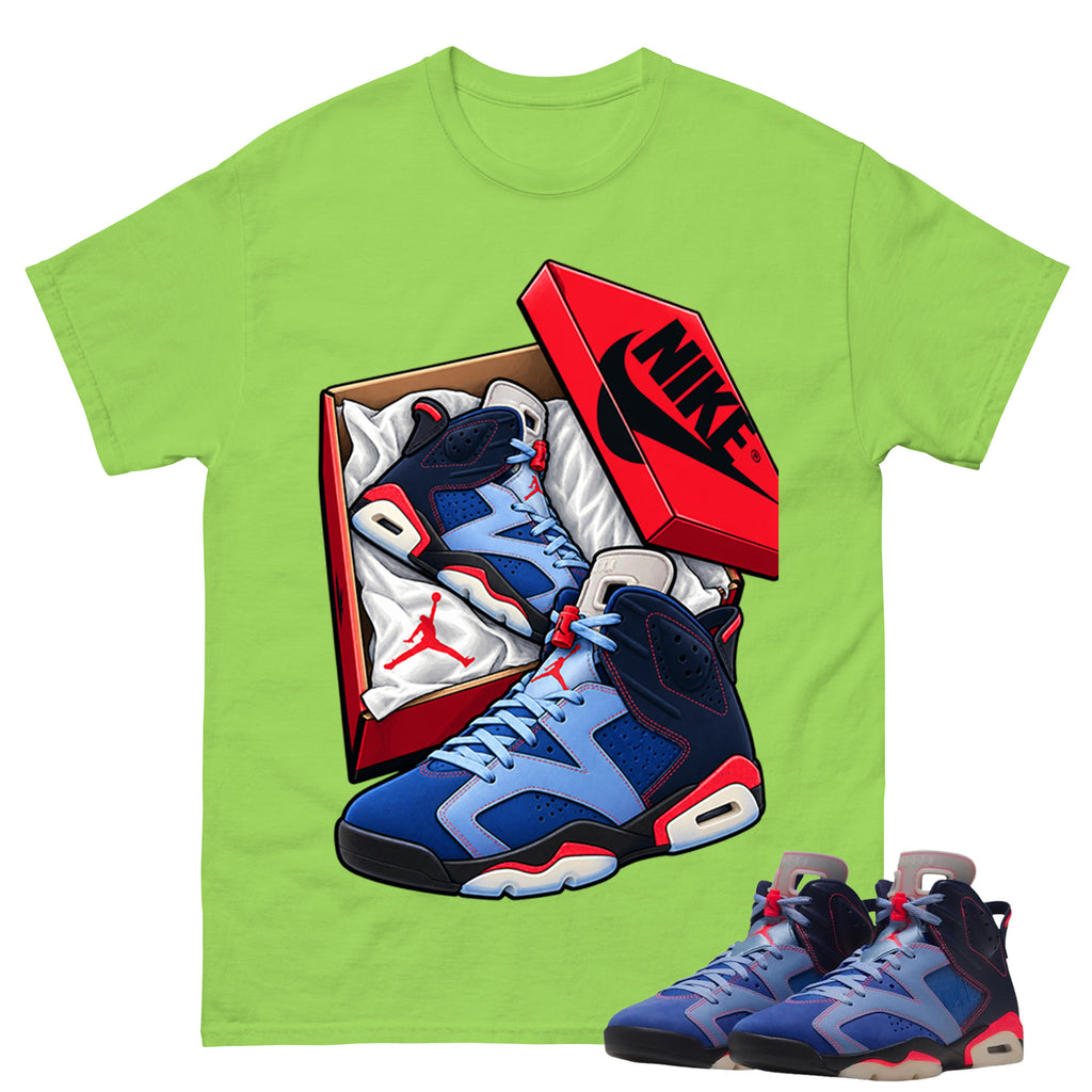 New Kicks Shirt To Match Air Jordan 6 x Awake NY Midnight Navy Unisex Cotton Graphic Tee