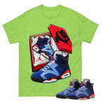 New Kicks Shirt To Match Air Jordan 6 x Awake NY Midnight Navy Unisex Cotton Graphic Tee