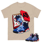 New Kicks Shirt To Match Air Jordan 6 x Awake NY Midnight Navy Unisex Cotton Graphic Tee