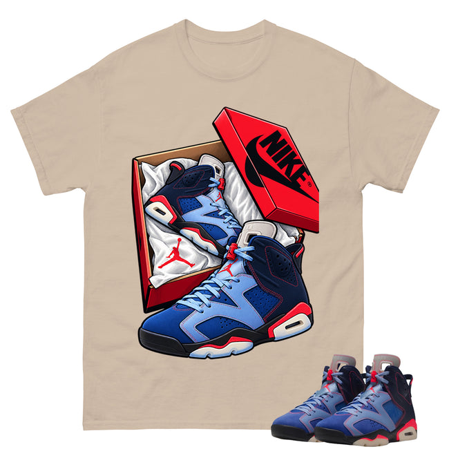 New Kicks Shirt To Match Air Jordan 6 x Awake NY Midnight Navy Unisex Cotton Graphic Tee Main Image