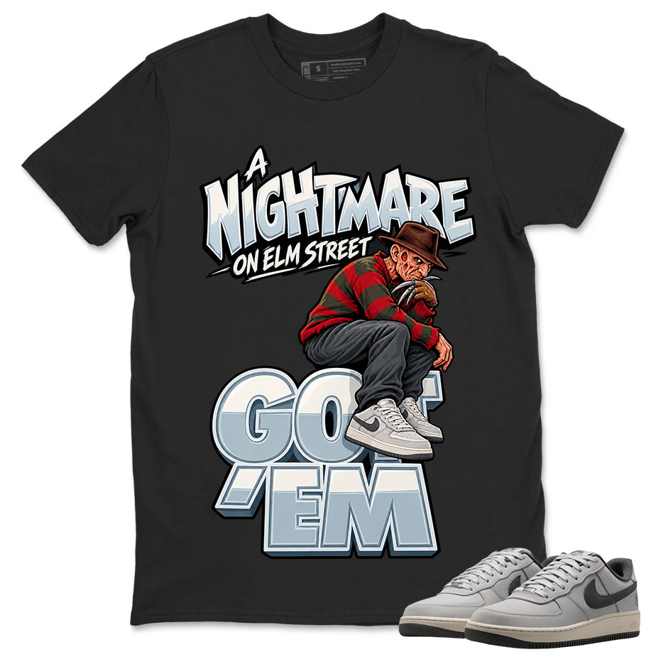 Nightmare On Elm Street Shirt To Match SB Air Force 1 x Yuto Unisex Cotton Graphic Tee
