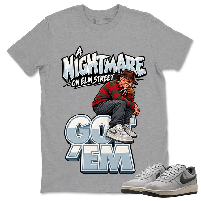 Nightmare On Elm Street Shirt To Match SB Air Force 1 x Yuto Unisex Cotton Graphic Tee Hover Image