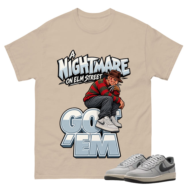 Nightmare On Elm Street Shirt To Match SB Air Force 1 x Yuto Unisex Cotton Graphic Tee Main Image