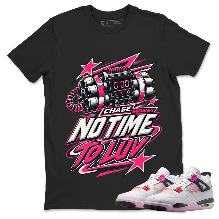 No Time To Love Shirt To Match Air Jordan 4 Comic Unisex Cotton Graphic Tee