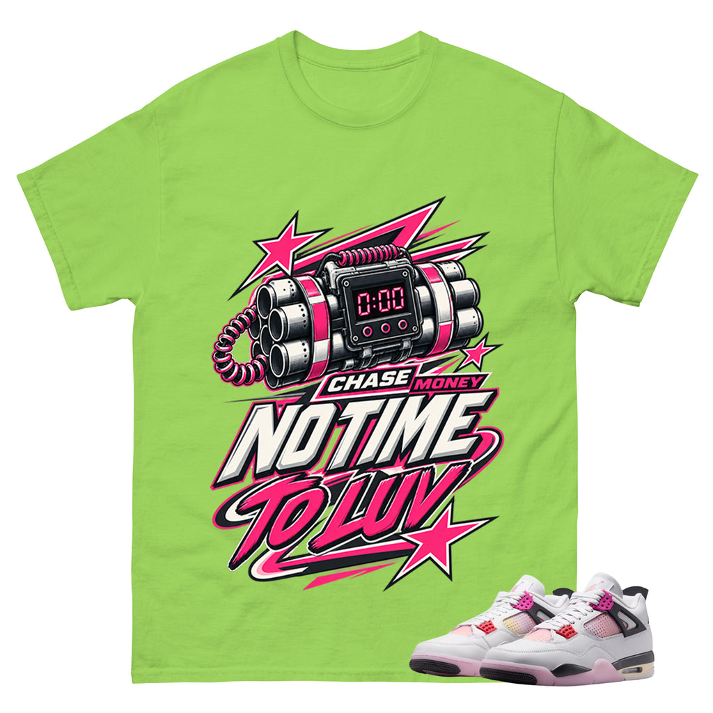 No Time To Love Shirt To Match Air Jordan 4 Comic Unisex Cotton Graphic Tee