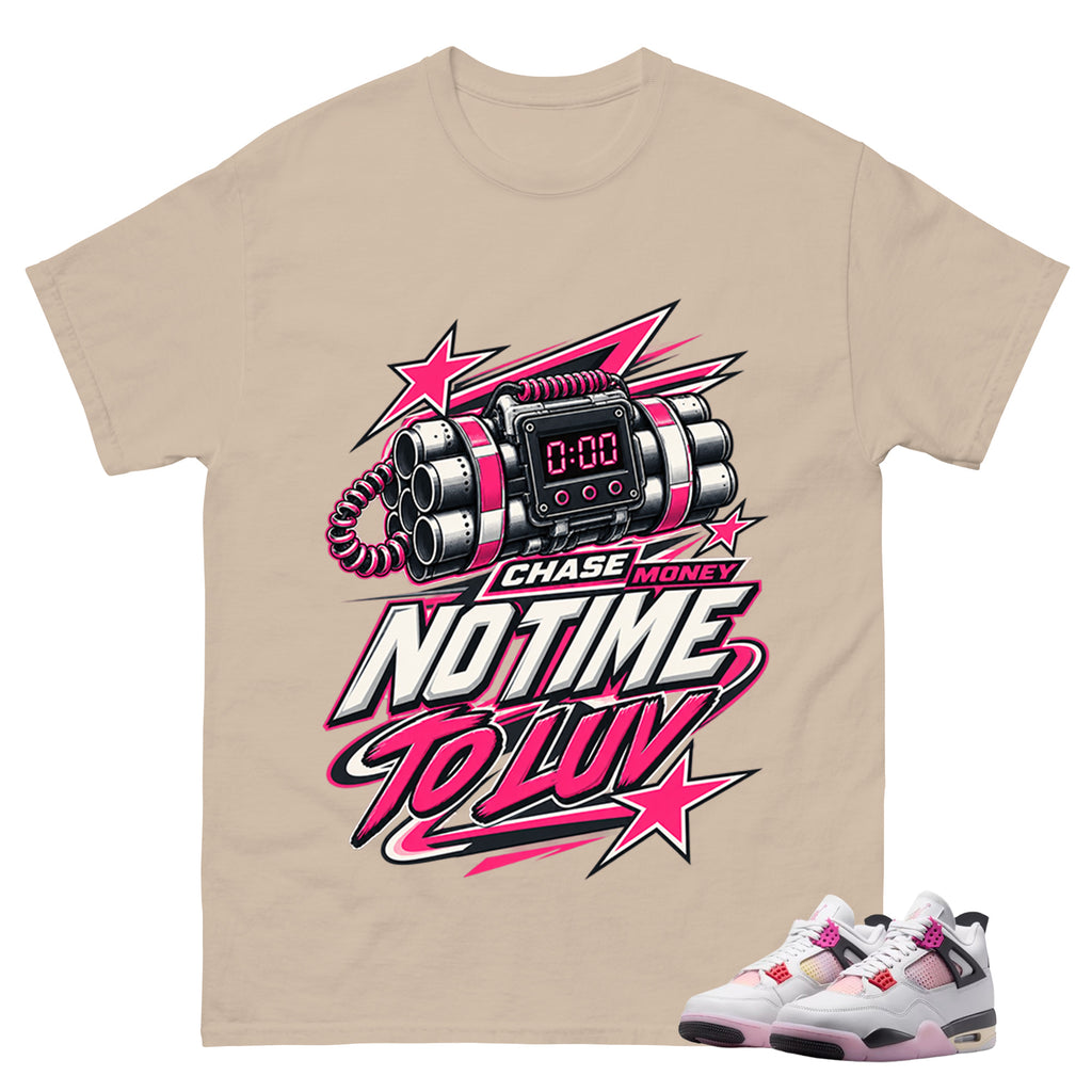 No Time To Love Shirt To Match Air Jordan 4 Comic Unisex Cotton Graphic Tee