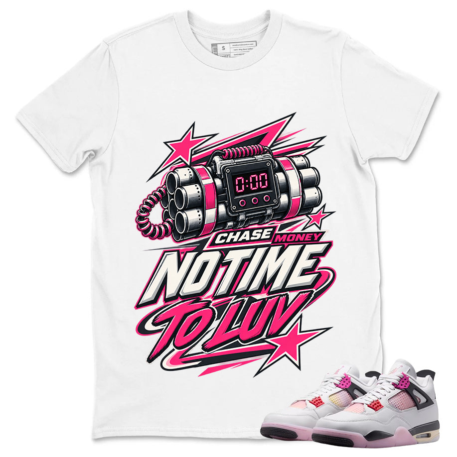 No Time To Love Shirt To Match Air Jordan 4 Comic Unisex Cotton Graphic Tee