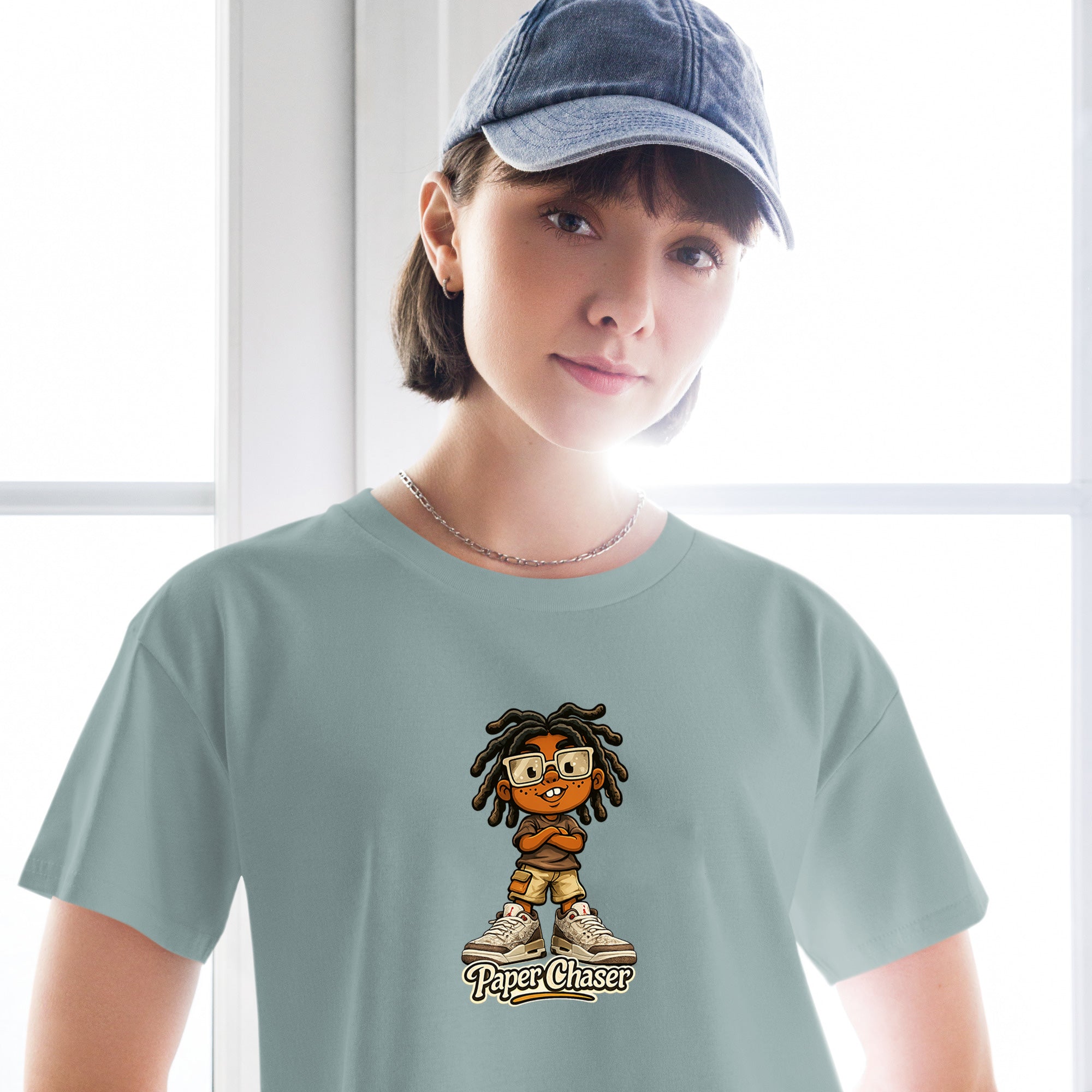 Paper Chaser Crop Top to Match Air Jordan3 Laser Women's Crop ZillyKick