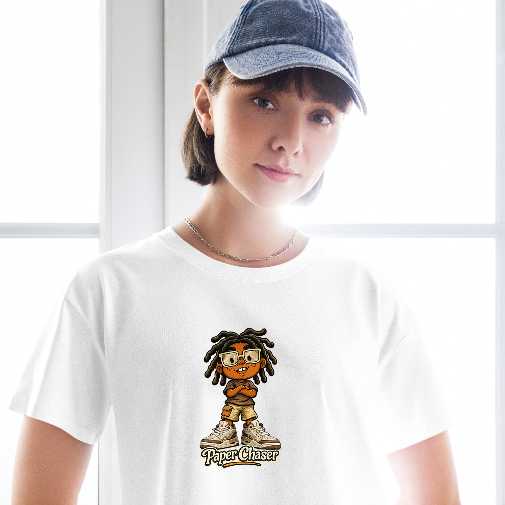 Paper Chaser Crop Top to Match Air Jordan3 Laser Women's Crop ZillyKick