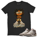 Paper Chaser Shirt To Match Air Jordan 3 Retro Laser Palomino Unisex Cotton Graphic Tee